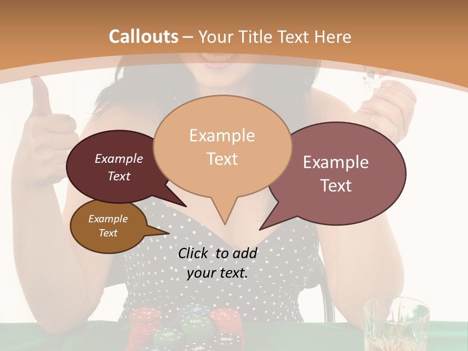 Look Play Cheerful PowerPoint Template