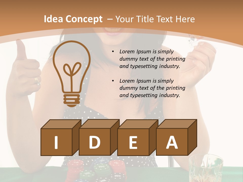 Look Play Cheerful PowerPoint Template