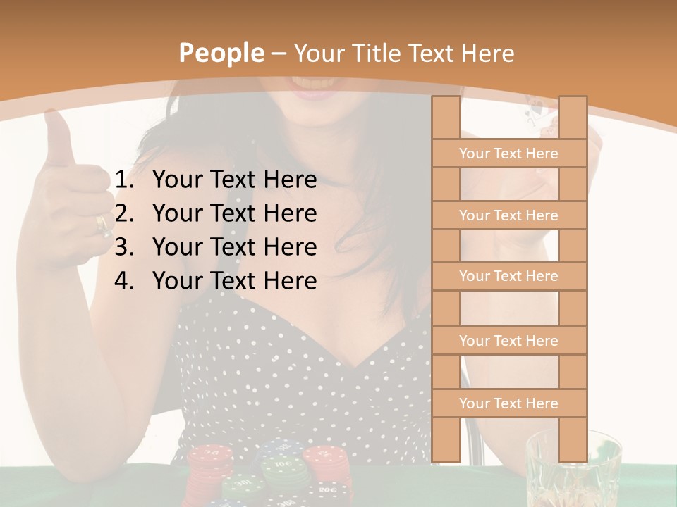 Look Play Cheerful PowerPoint Template