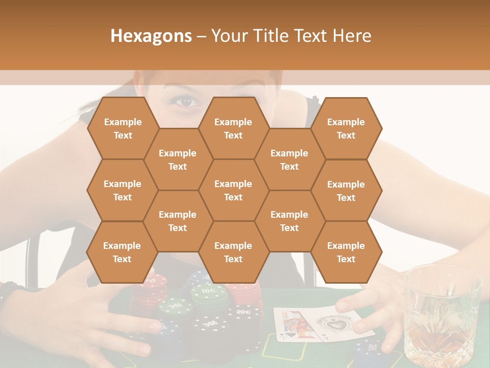 Whiskey Green Female PowerPoint Template