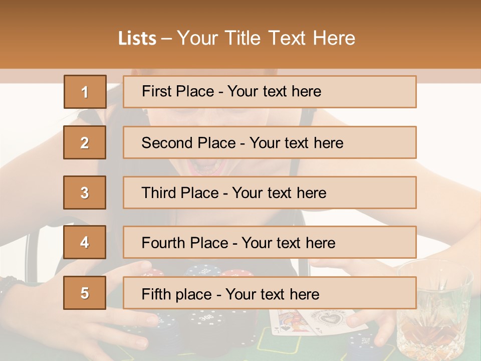 Whiskey Green Female PowerPoint Template