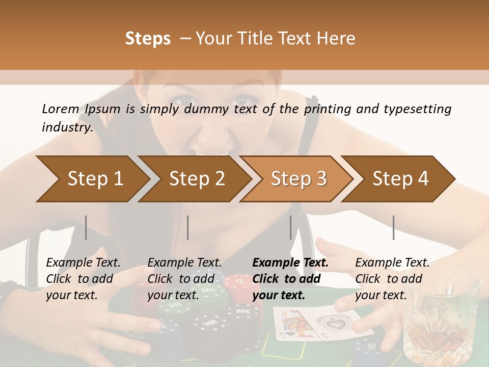 Whiskey Green Female PowerPoint Template
