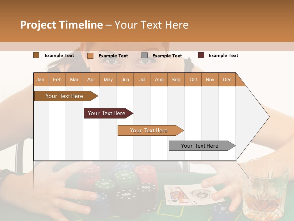 Whiskey Green Female PowerPoint Template