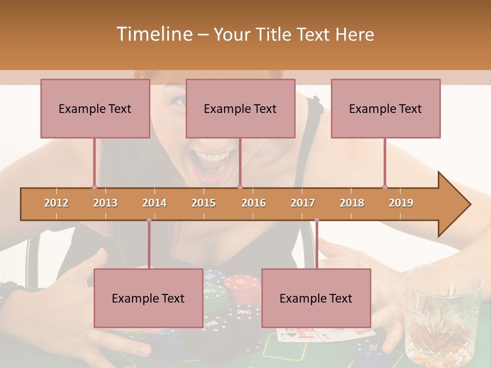 Whiskey Green Female PowerPoint Template