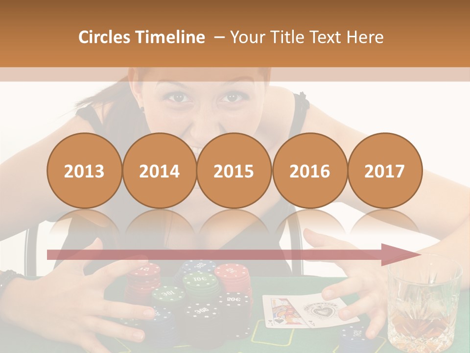 Whiskey Green Female PowerPoint Template