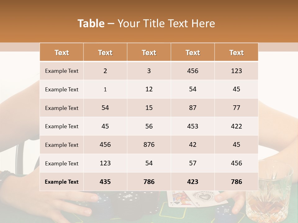 Whiskey Green Female PowerPoint Template