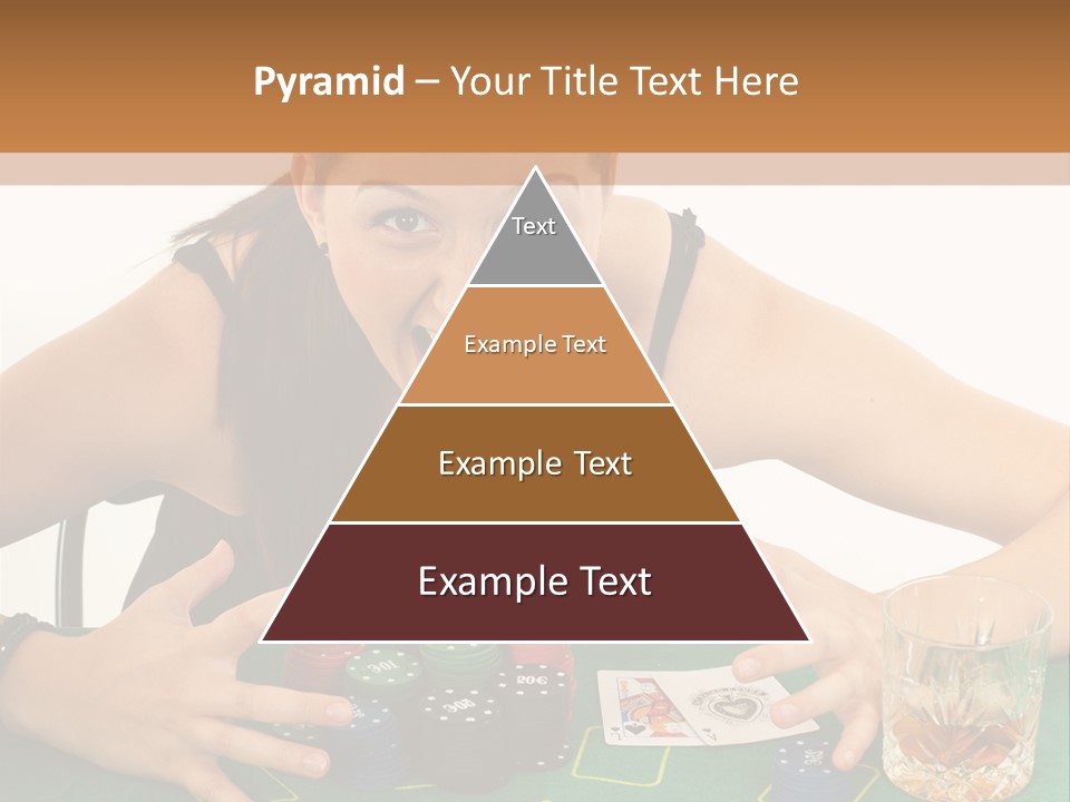 Whiskey Green Female PowerPoint Template