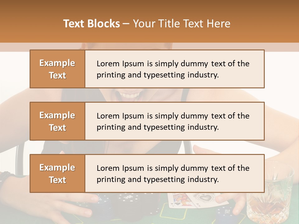 Whiskey Green Female PowerPoint Template