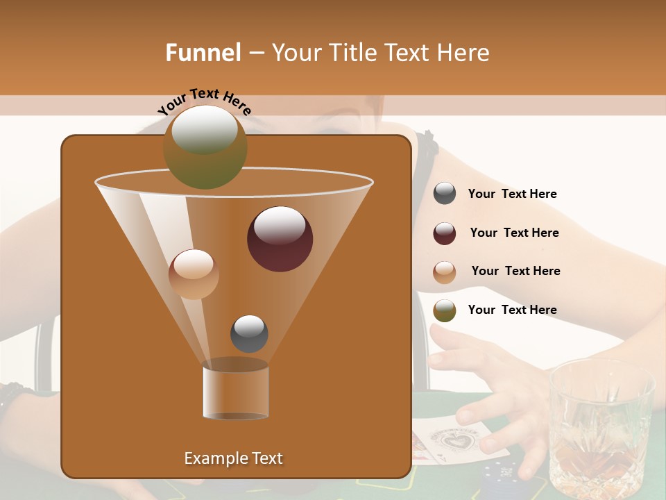Whiskey Green Female PowerPoint Template