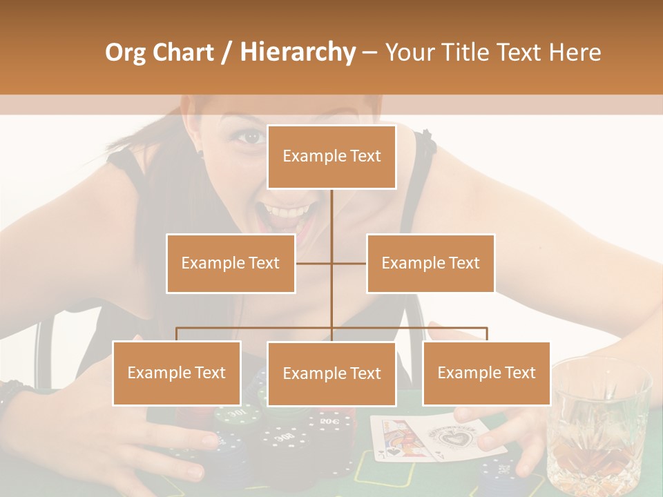Whiskey Green Female PowerPoint Template