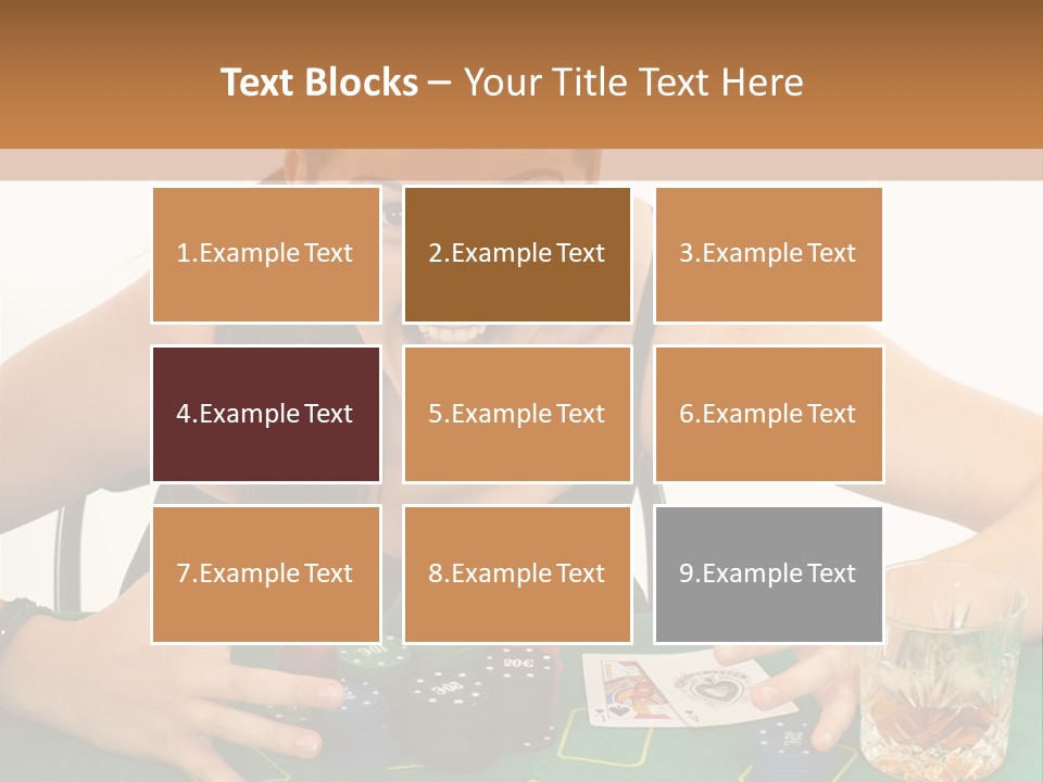 Whiskey Green Female PowerPoint Template