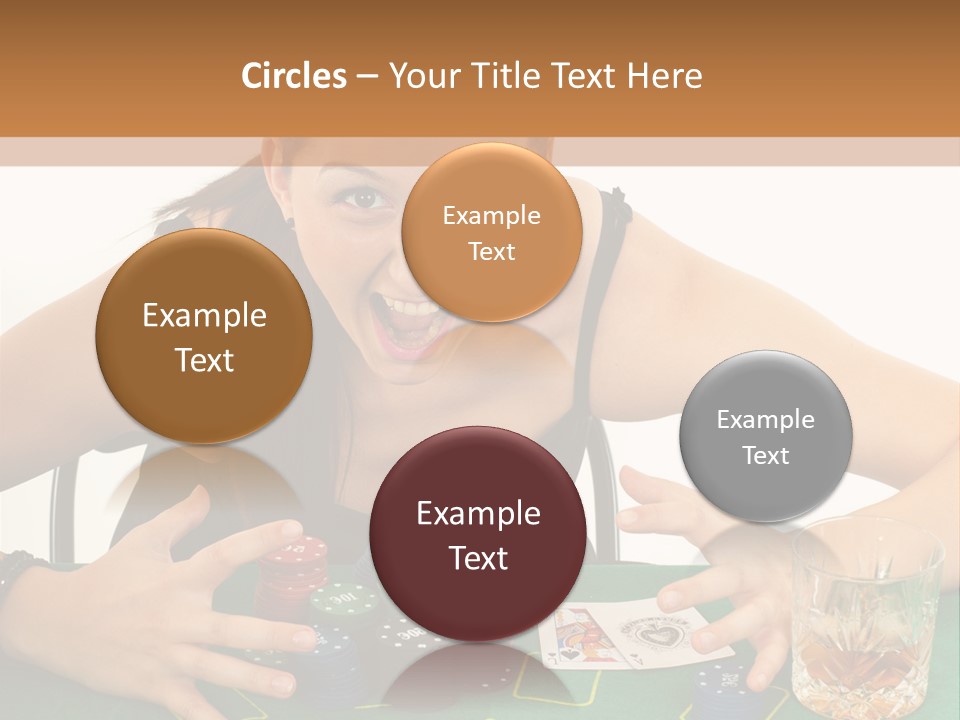 Whiskey Green Female PowerPoint Template