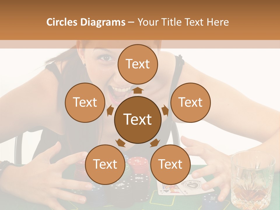 Whiskey Green Female PowerPoint Template