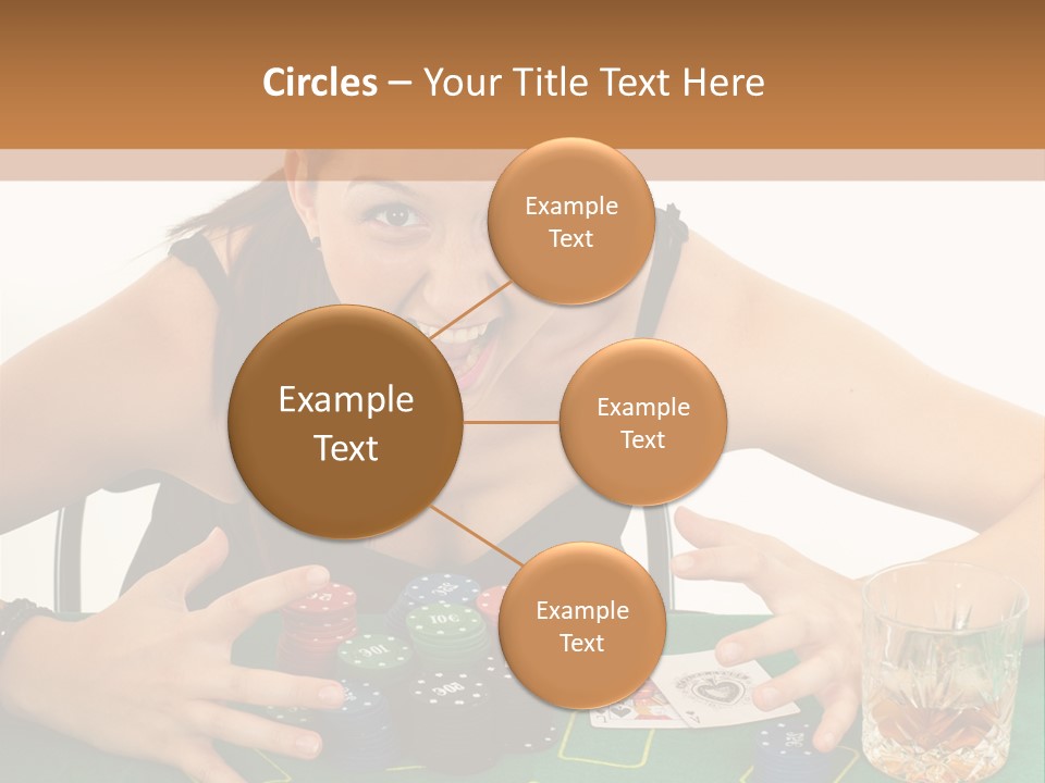 Whiskey Green Female PowerPoint Template