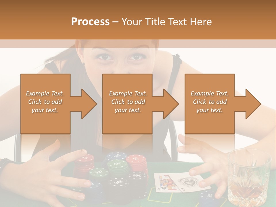 Whiskey Green Female PowerPoint Template