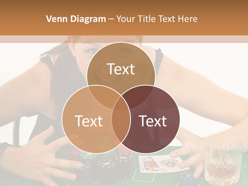 Whiskey Green Female PowerPoint Template