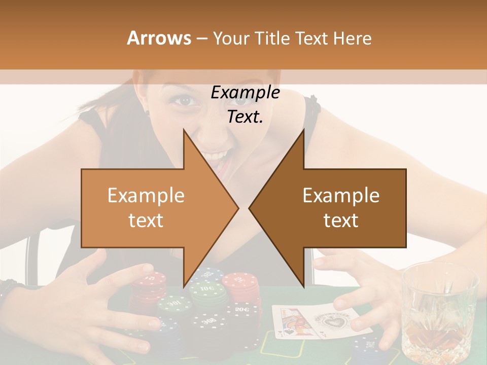 Whiskey Green Female PowerPoint Template