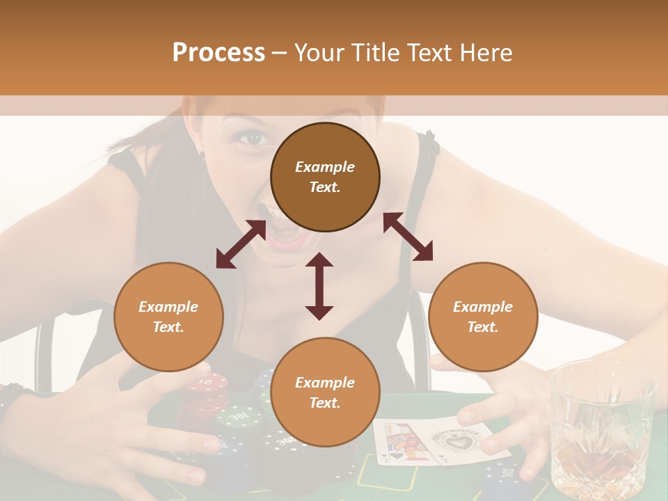 Whiskey Green Female PowerPoint Template