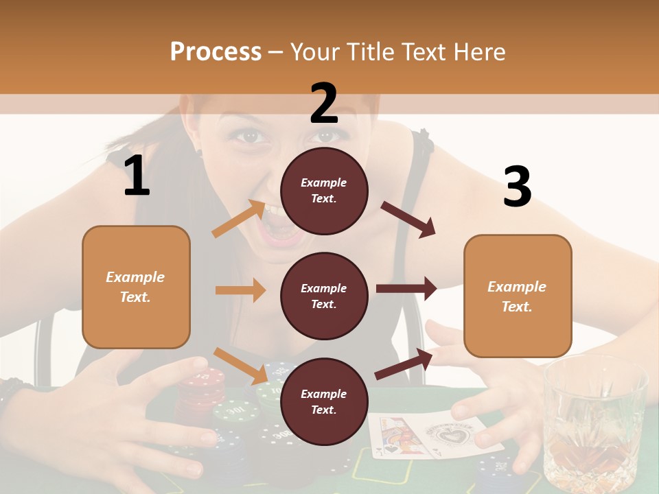 Whiskey Green Female PowerPoint Template