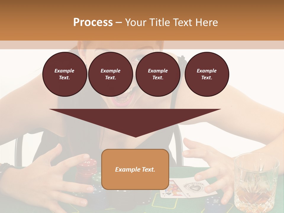 Whiskey Green Female PowerPoint Template