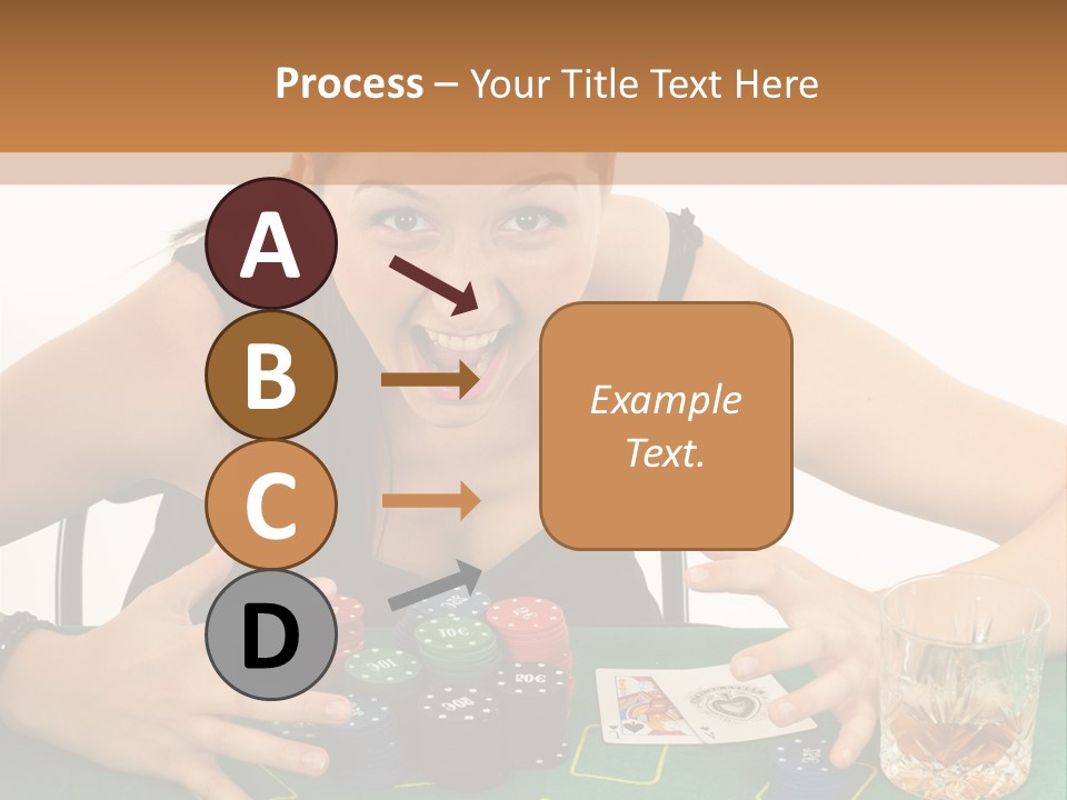 Whiskey Green Female PowerPoint Template