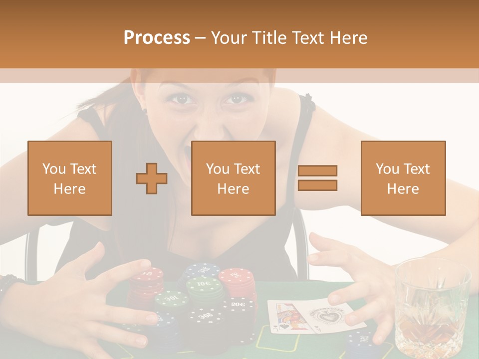 Whiskey Green Female PowerPoint Template