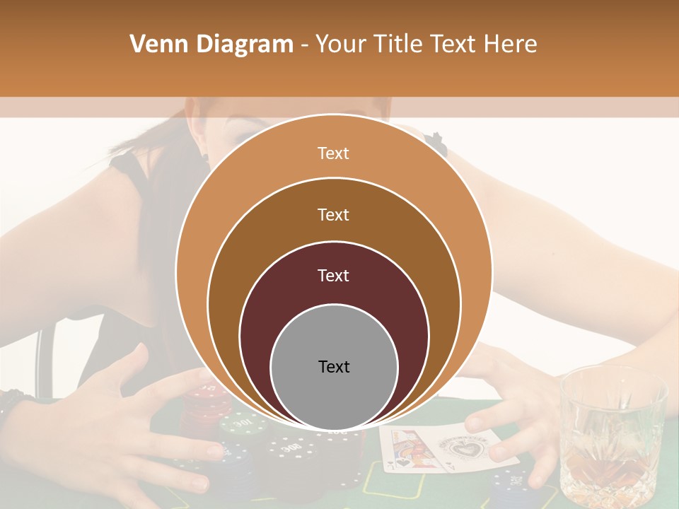 Whiskey Green Female PowerPoint Template