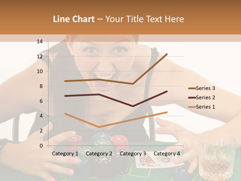 Whiskey Green Female PowerPoint Template