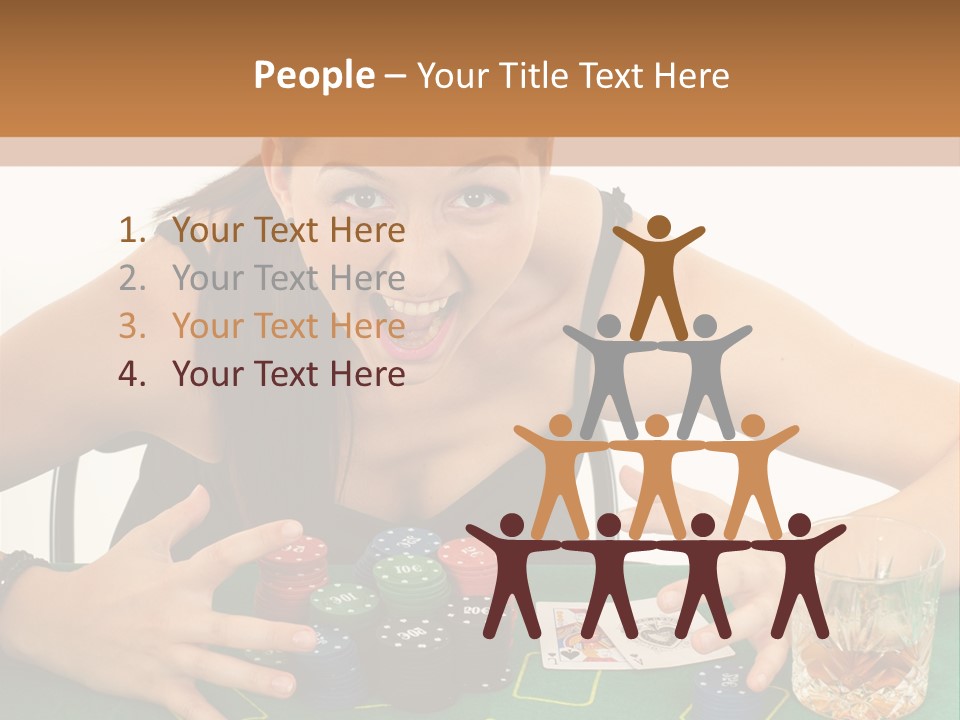 Whiskey Green Female PowerPoint Template