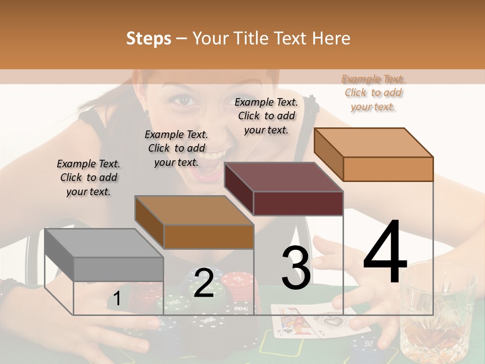 Whiskey Green Female PowerPoint Template