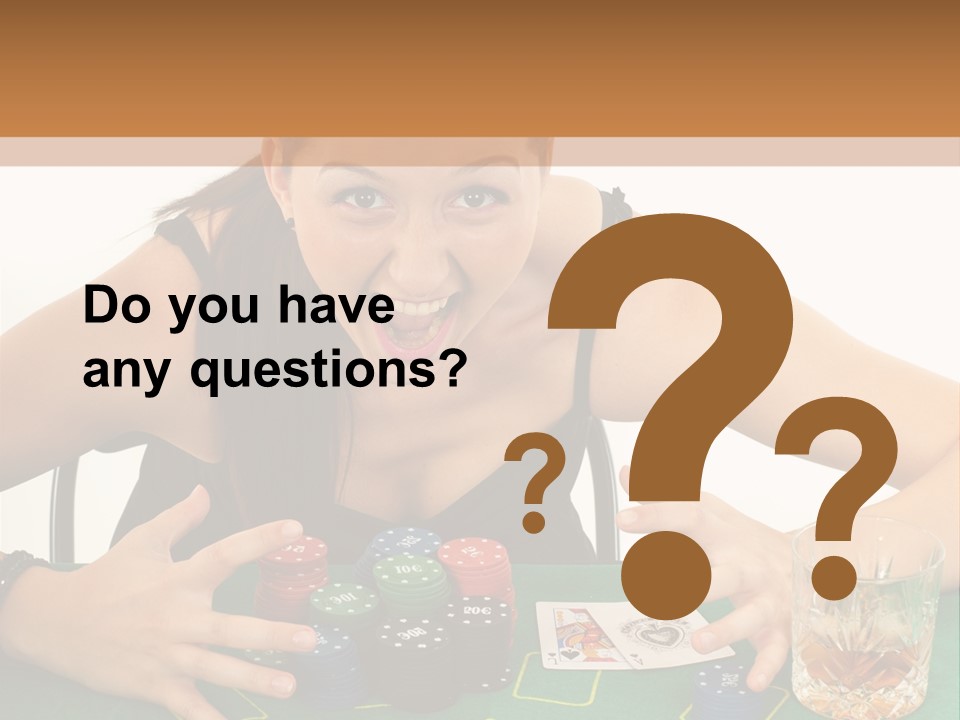 Whiskey Green Female PowerPoint Template