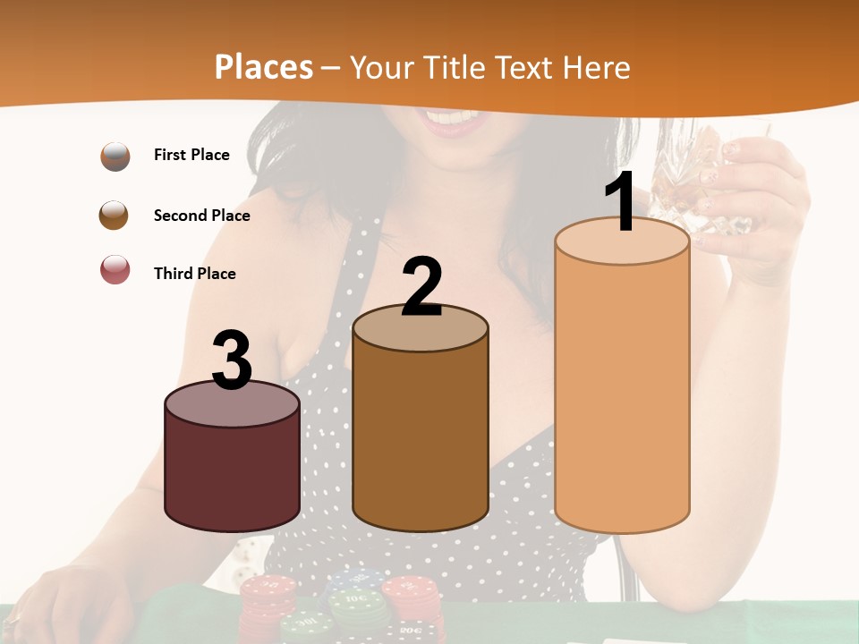 Studio Shot Gambling Whiskey PowerPoint Template