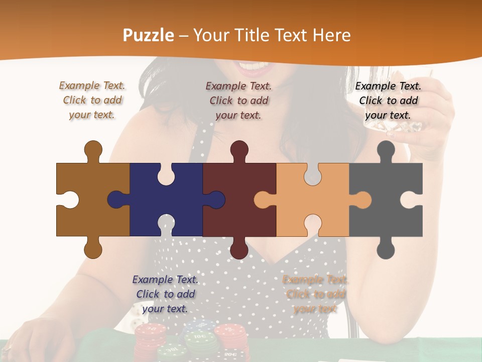 Studio Shot Gambling Whiskey PowerPoint Template