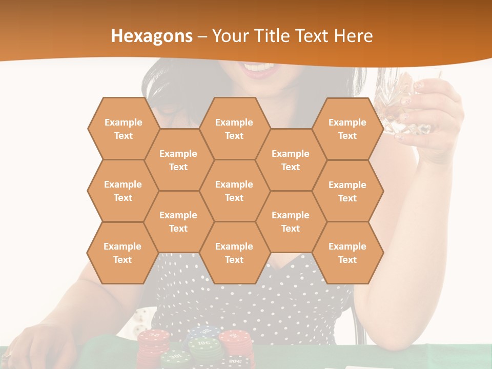 Studio Shot Gambling Whiskey PowerPoint Template