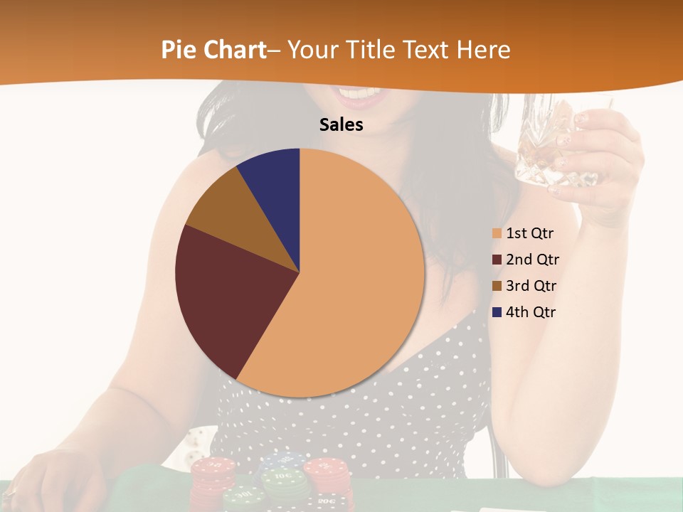 Studio Shot Gambling Whiskey PowerPoint Template