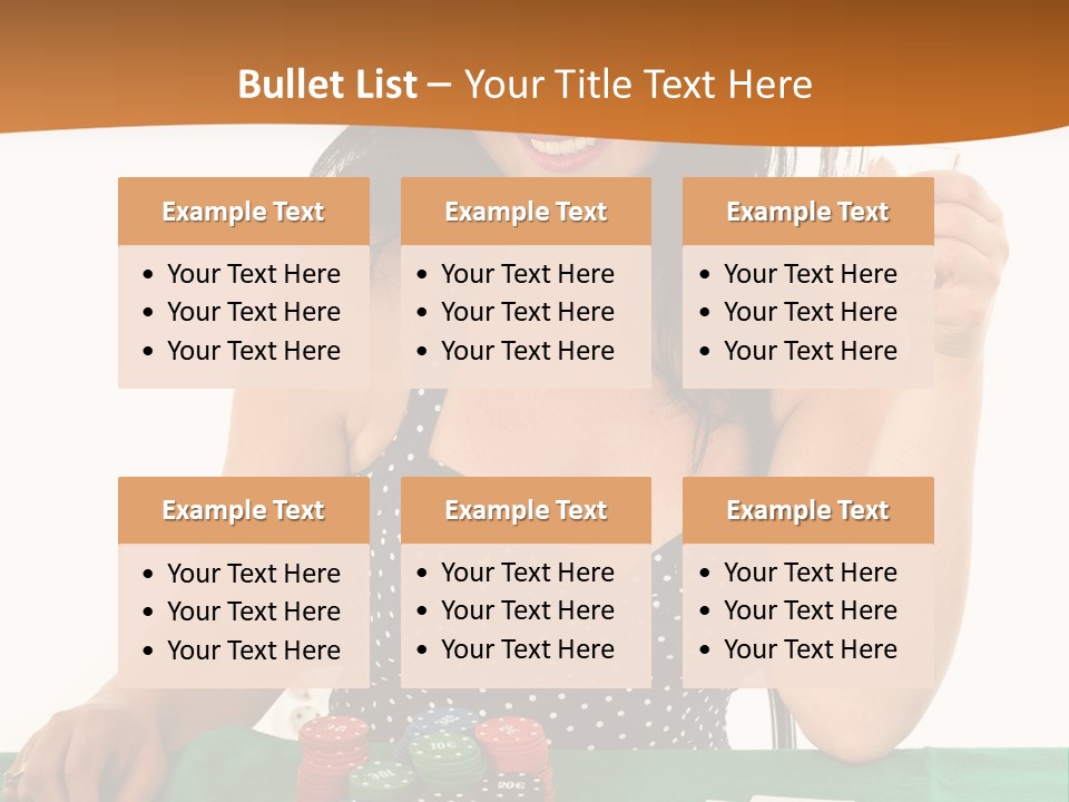 Studio Shot Gambling Whiskey PowerPoint Template