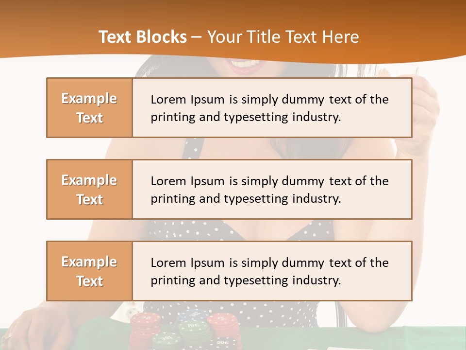 Studio Shot Gambling Whiskey PowerPoint Template