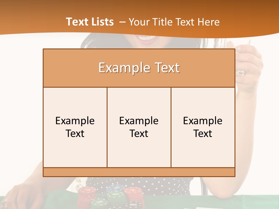 Studio Shot Gambling Whiskey PowerPoint Template