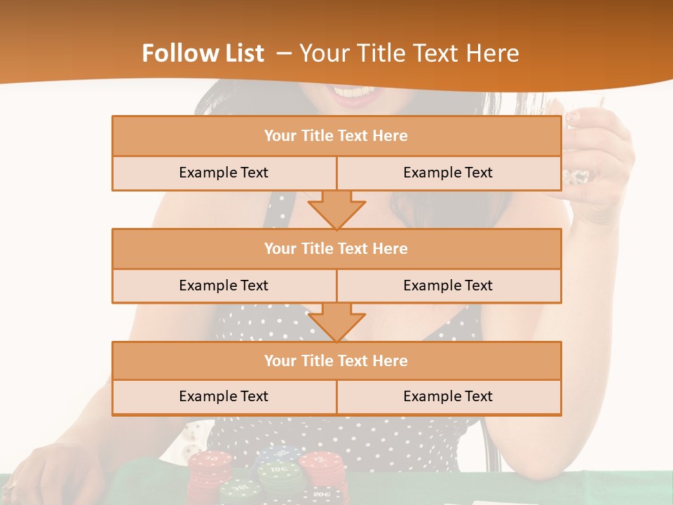 Studio Shot Gambling Whiskey PowerPoint Template