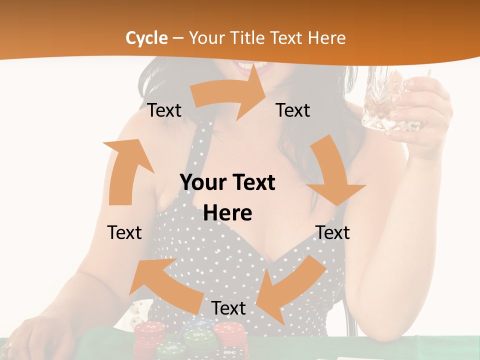 Studio Shot Gambling Whiskey PowerPoint Template