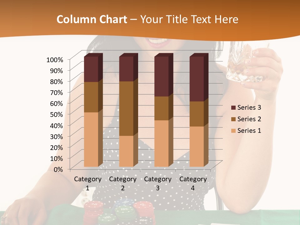 Studio Shot Gambling Whiskey PowerPoint Template