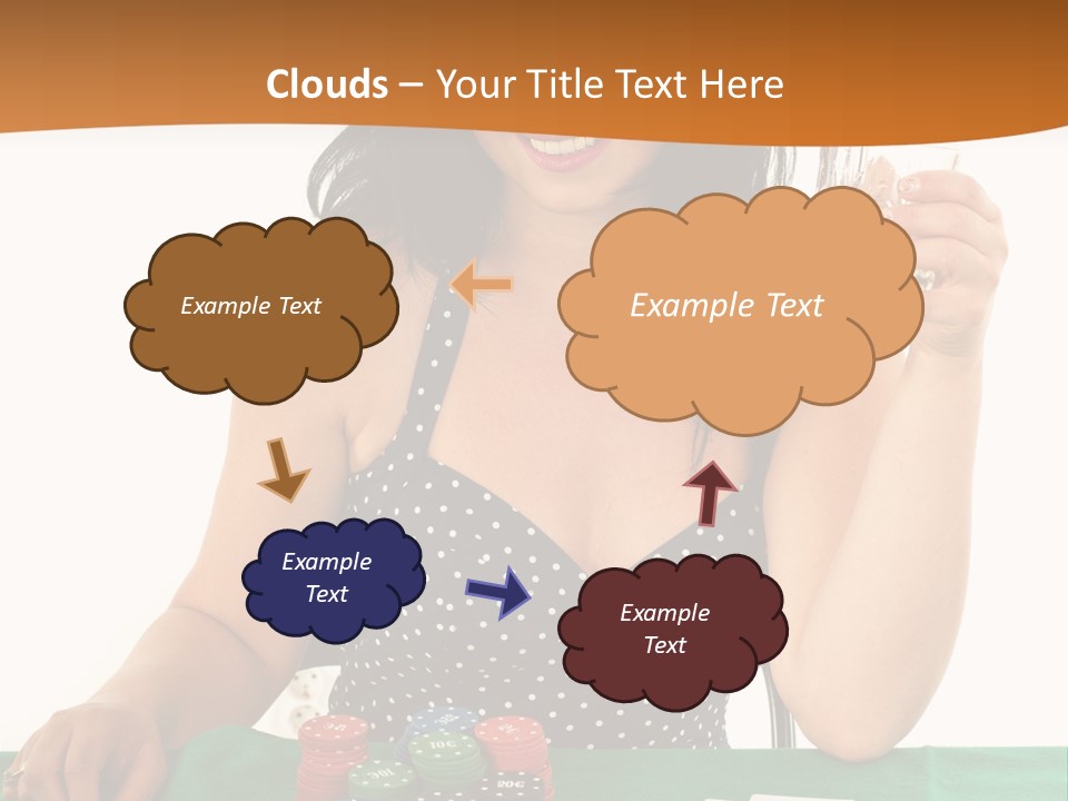 Studio Shot Gambling Whiskey PowerPoint Template