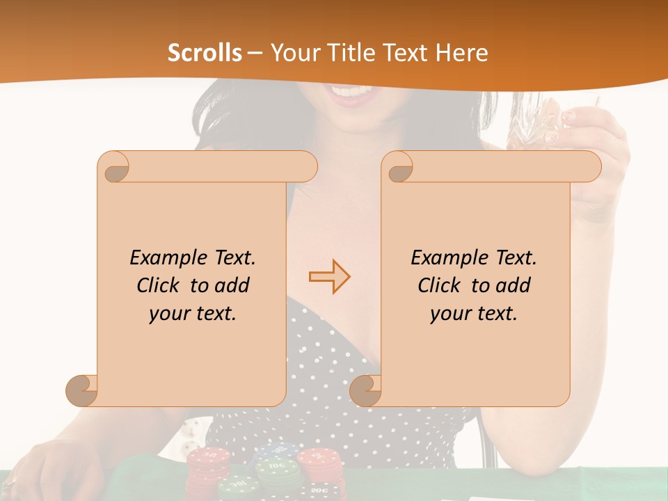 Studio Shot Gambling Whiskey PowerPoint Template