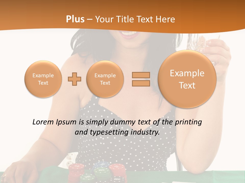 Studio Shot Gambling Whiskey PowerPoint Template