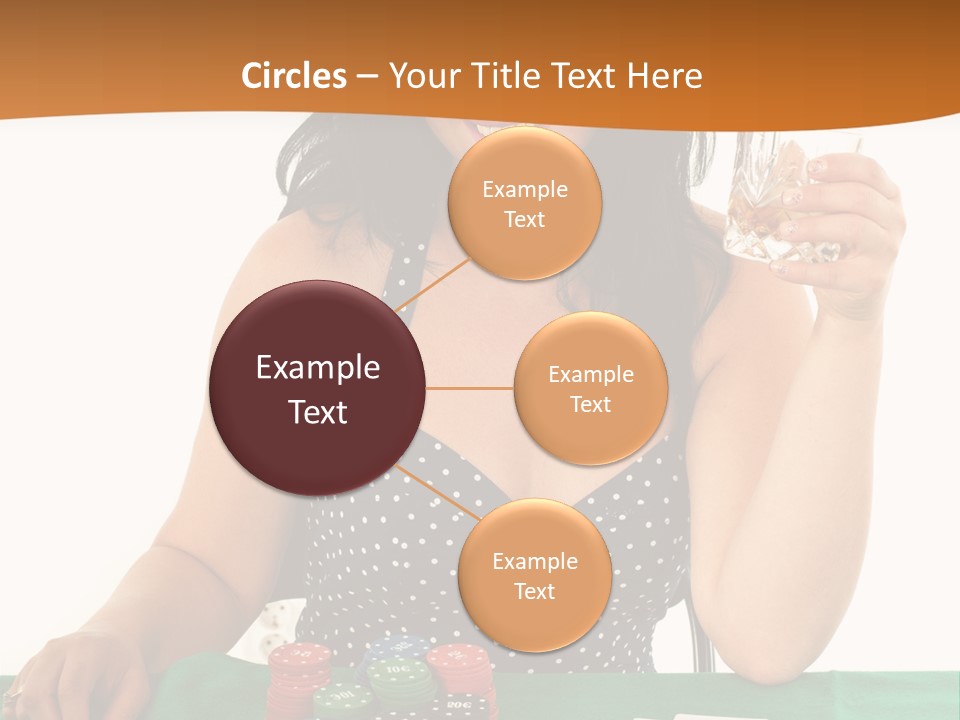 Studio Shot Gambling Whiskey PowerPoint Template