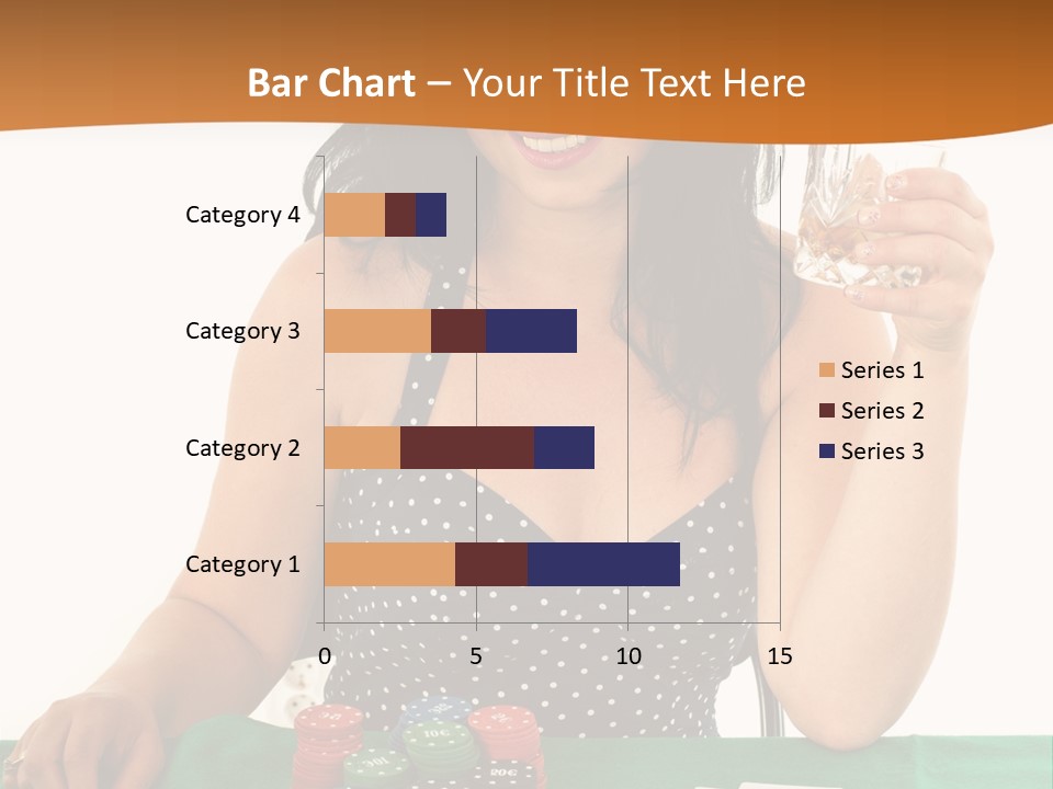 Studio Shot Gambling Whiskey PowerPoint Template