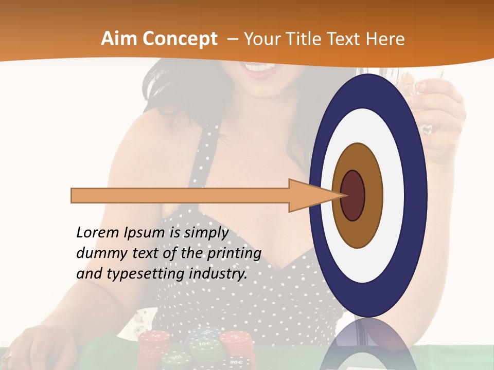 Studio Shot Gambling Whiskey PowerPoint Template