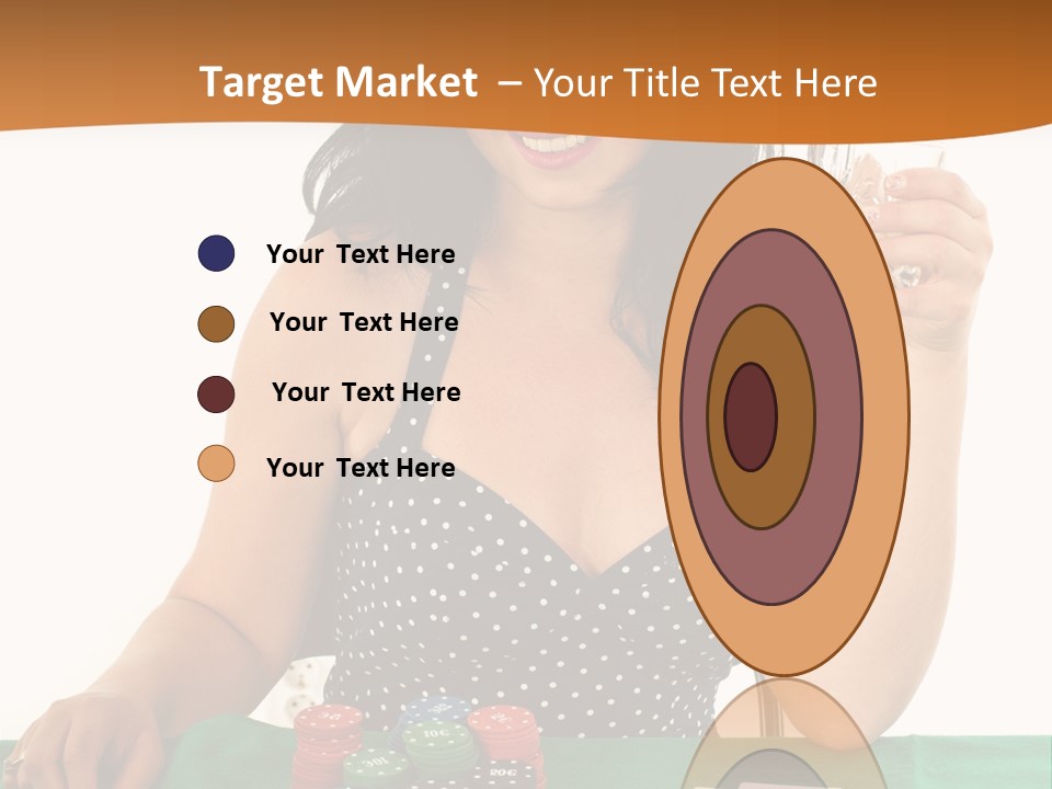 Studio Shot Gambling Whiskey PowerPoint Template