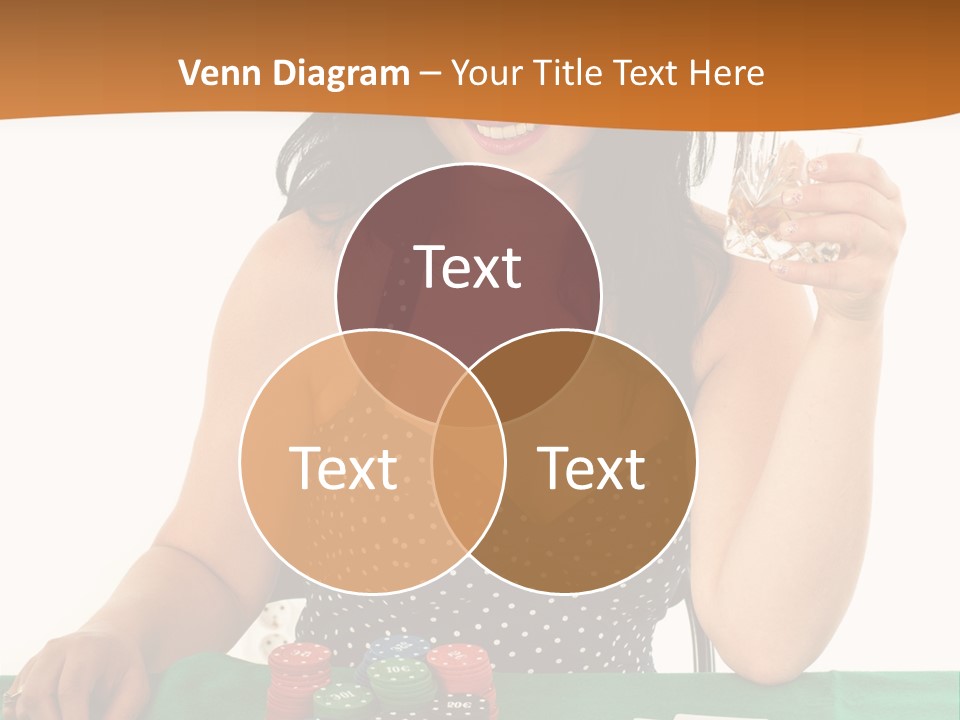 Studio Shot Gambling Whiskey PowerPoint Template