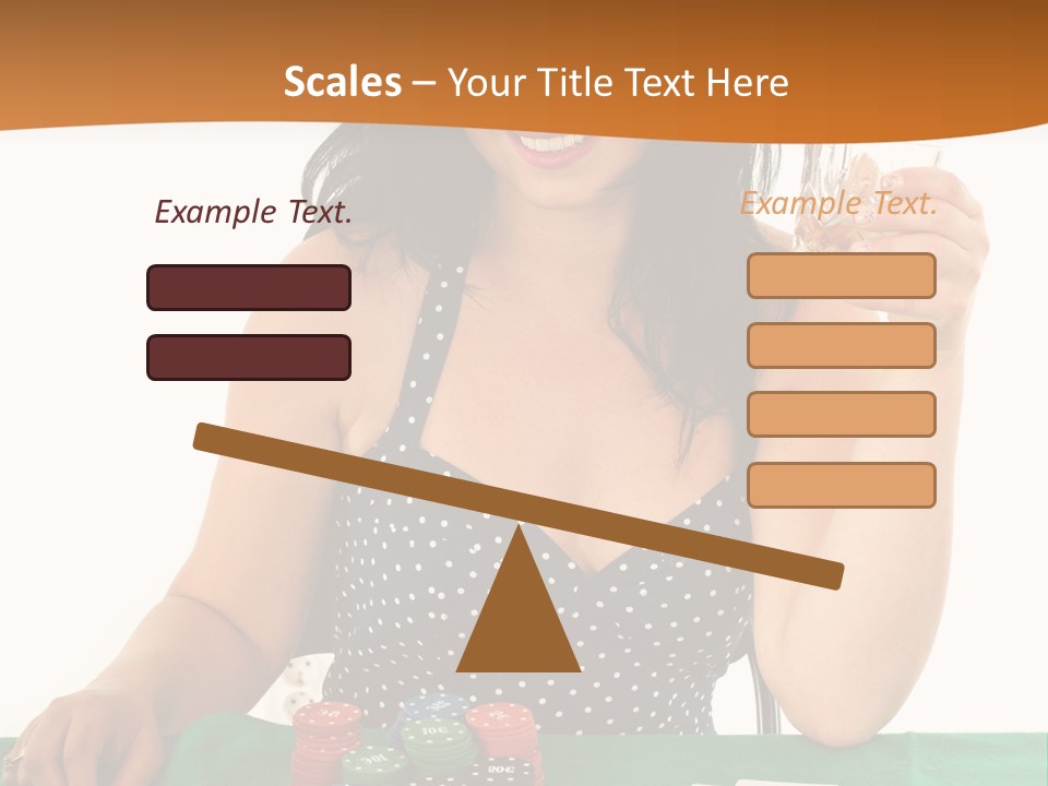 Studio Shot Gambling Whiskey PowerPoint Template